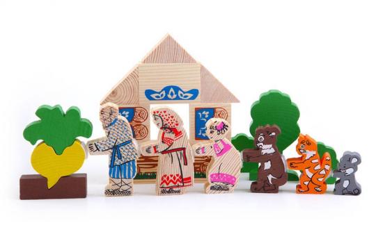 Игровой набор с деревянными фигурками Репка 