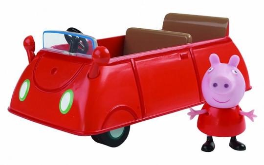 Свинка Пеппа. Игровой набор Машина Пеппы фигурка Пеппы + автомобиль 