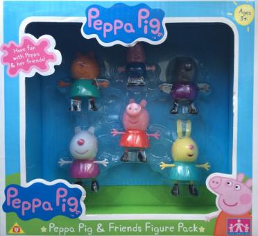 Свинка Пеппа. Игровой набор Пеппа и ее друзья 6 фигурок 